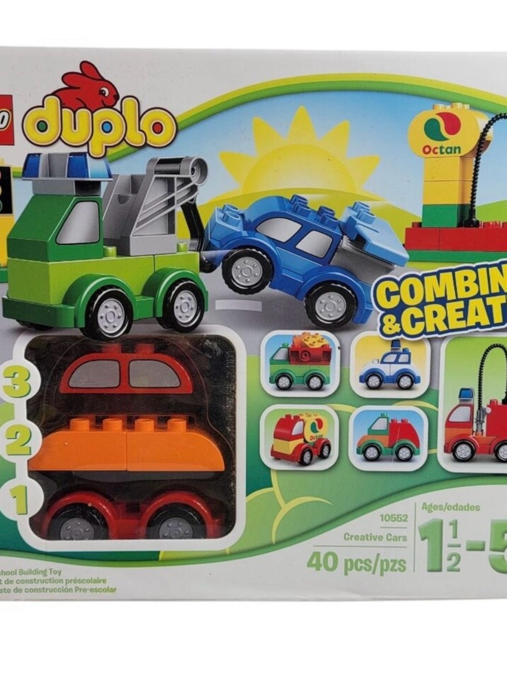 Retired 2013 Lego Duplo 10552 Creative Cars - Complete. No box